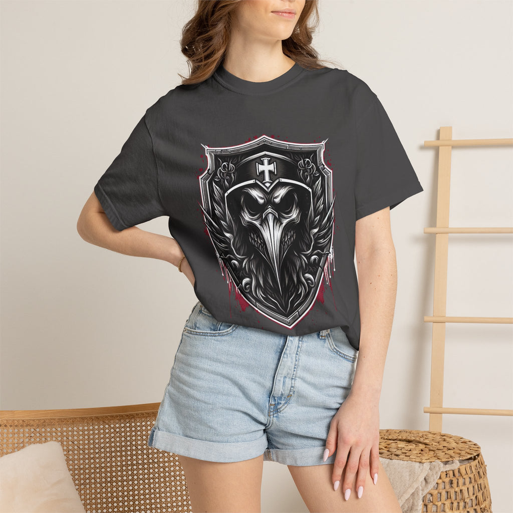 Plague Knight Unisex T-shirt, Black Tee, Grim Reaper Shirt, Medieval Fantasy