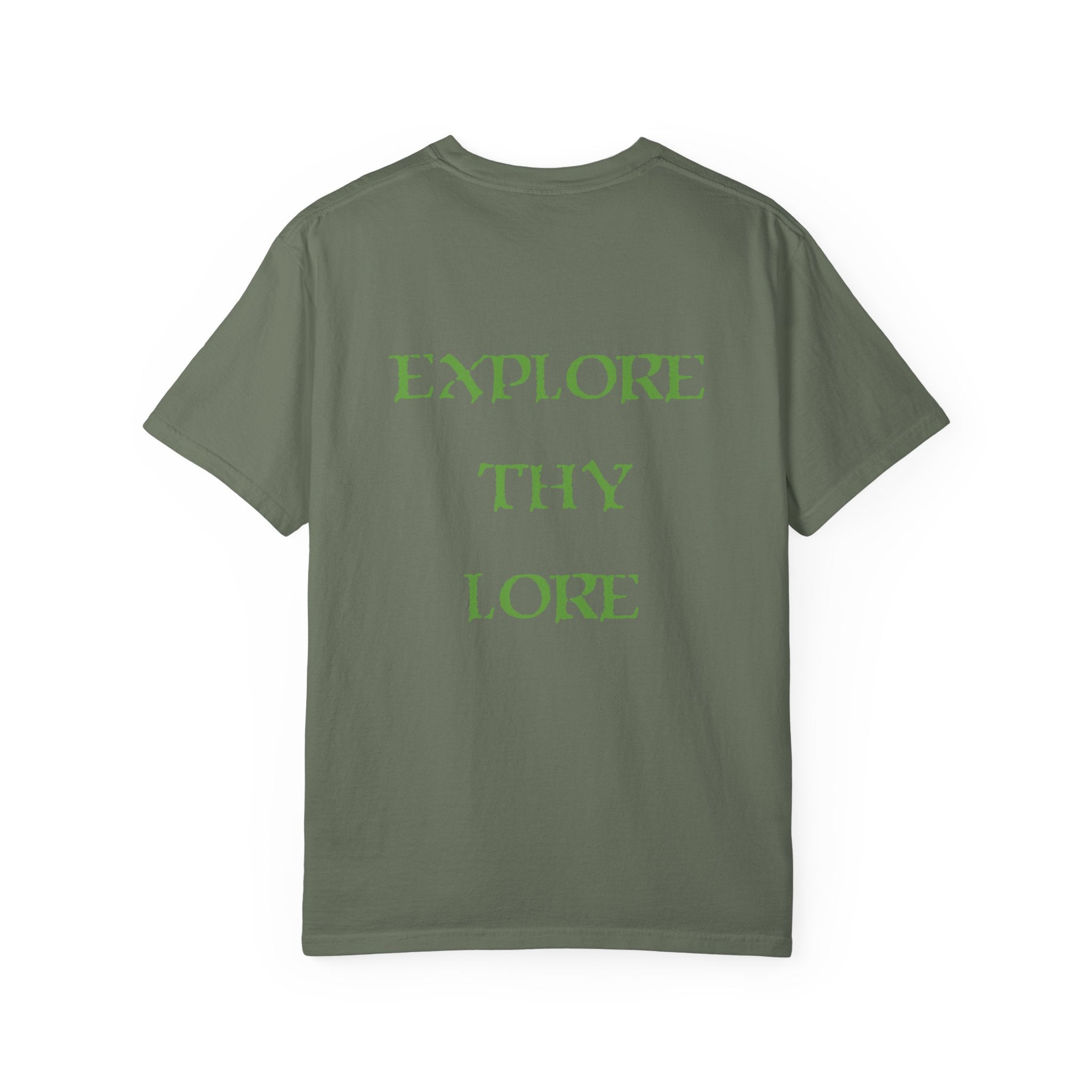 Plagued Page Comics T-Shirt, Explore Thy Lore Tee