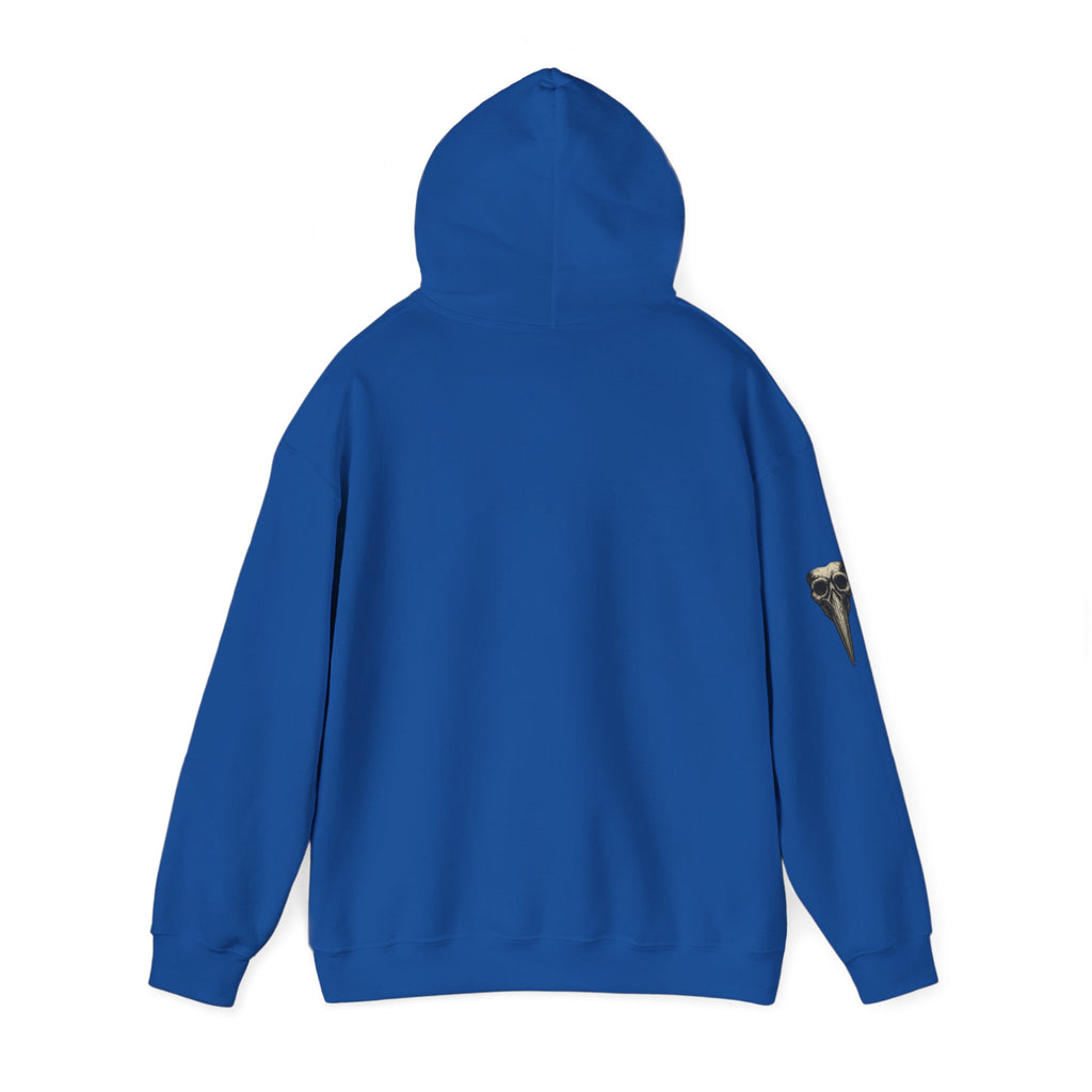 Gothic Vintage Medical Mask Hoodie — "The Plagued Page" Pullover