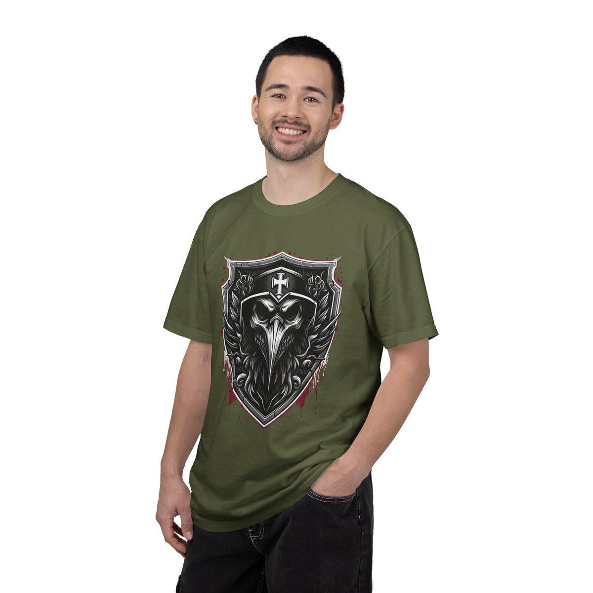 Plague Knight Unisex T-shirt, Black Tee, Grim Reaper Shirt, Medieval Fantasy
