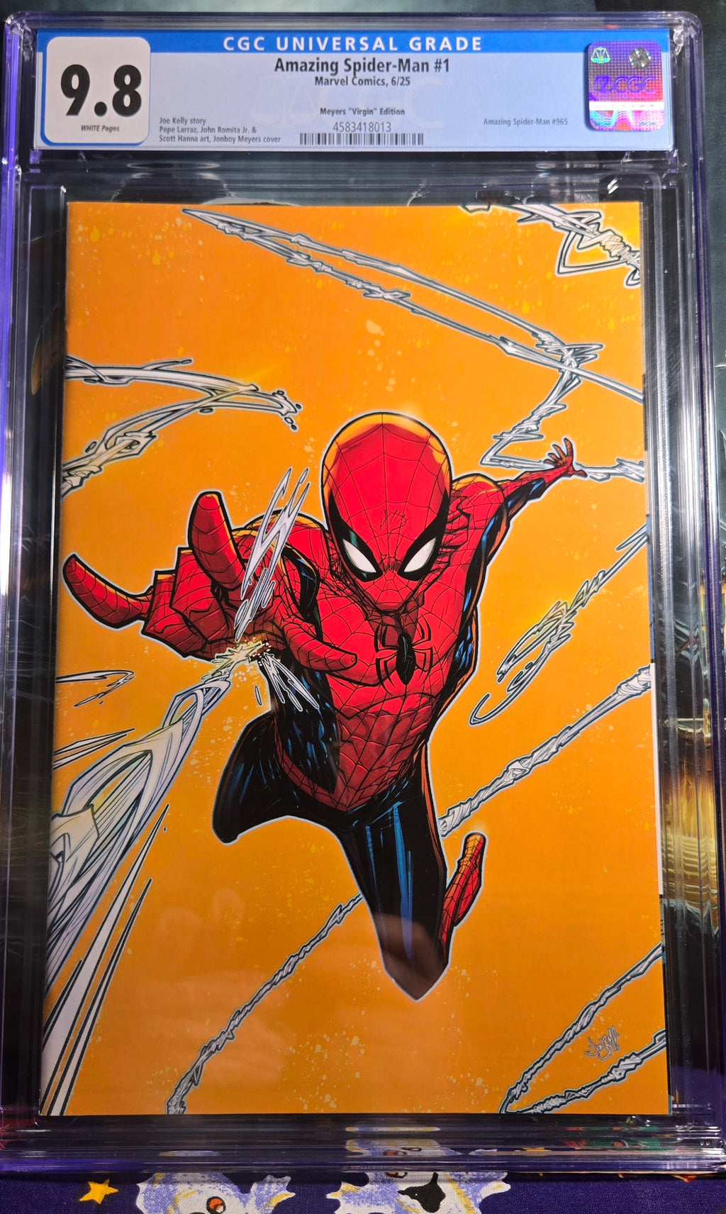 Amazing Spider-Man #1 Jonboy Meyers Virgin C2E2 Exclusive Ltd 400