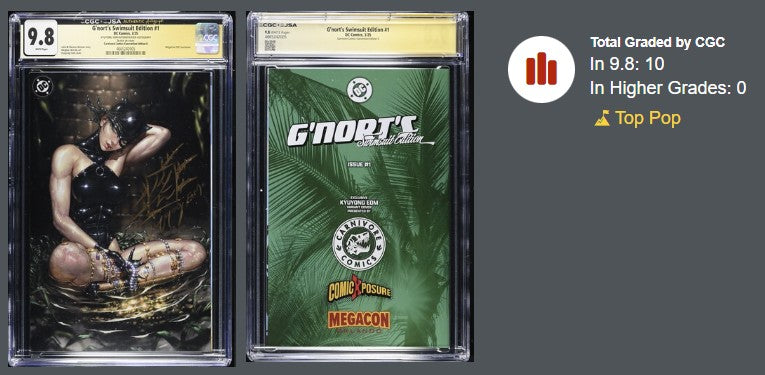 G'nort's Swimsuit Edition #1 EOM Signature + Remarque