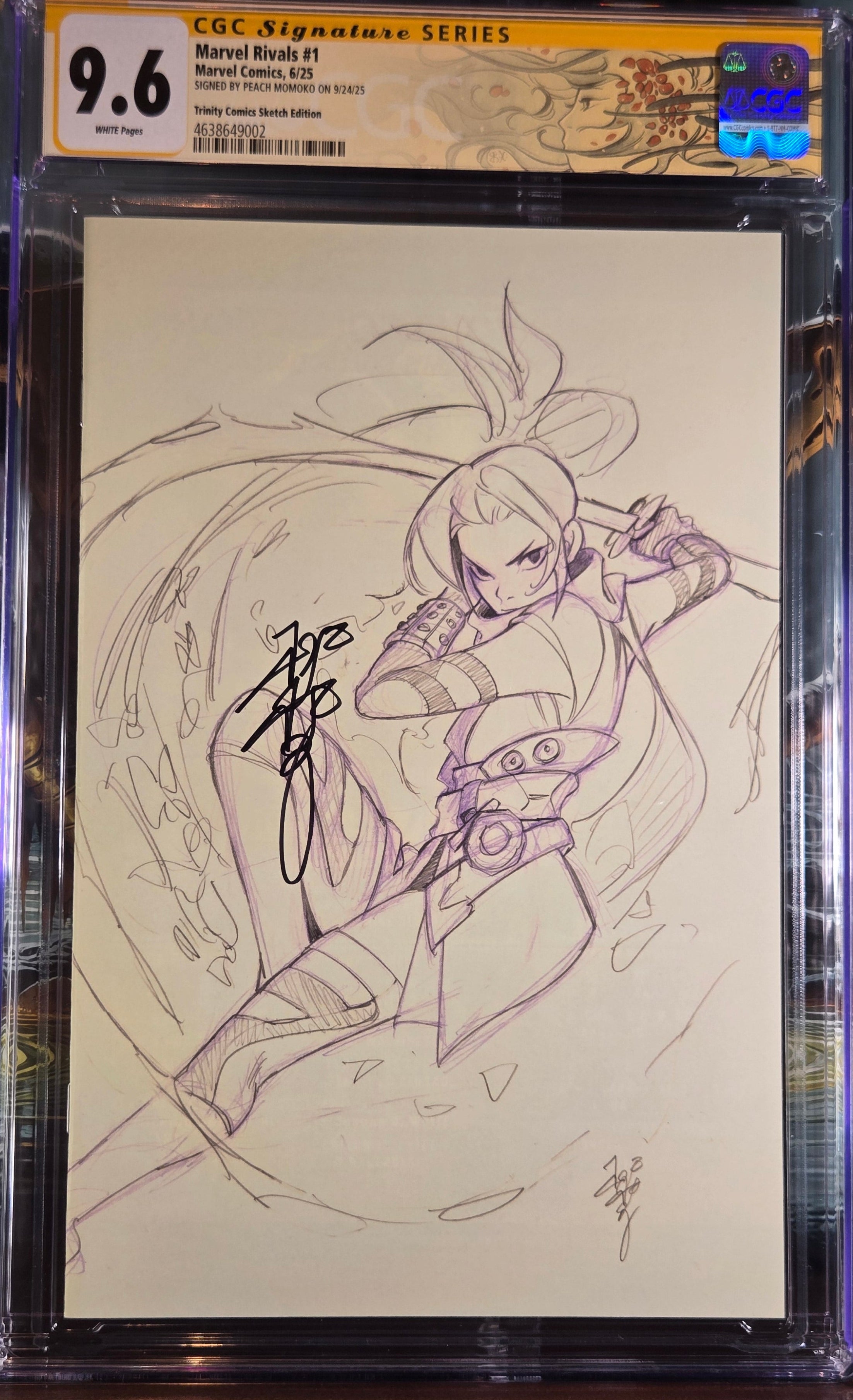 Marvel Rivals #1 – CGC 9.6 Signature Series (Peach Momoko Sketch Edition)