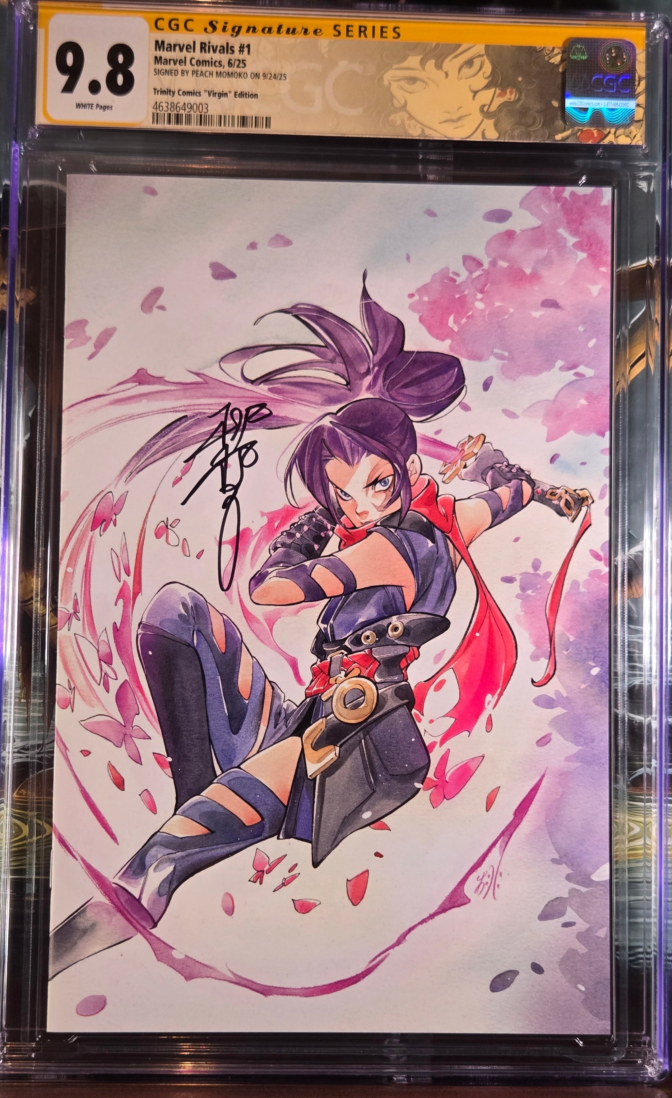 Marvel Rivals #1 Virgin Edition – CGC 9.8 Signature Series (Peach Momoko)