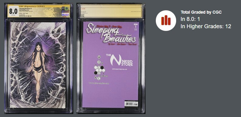 Sleeping Beauties #1 – CGC 8.0 Signature Series (Peach Momoko Signed)