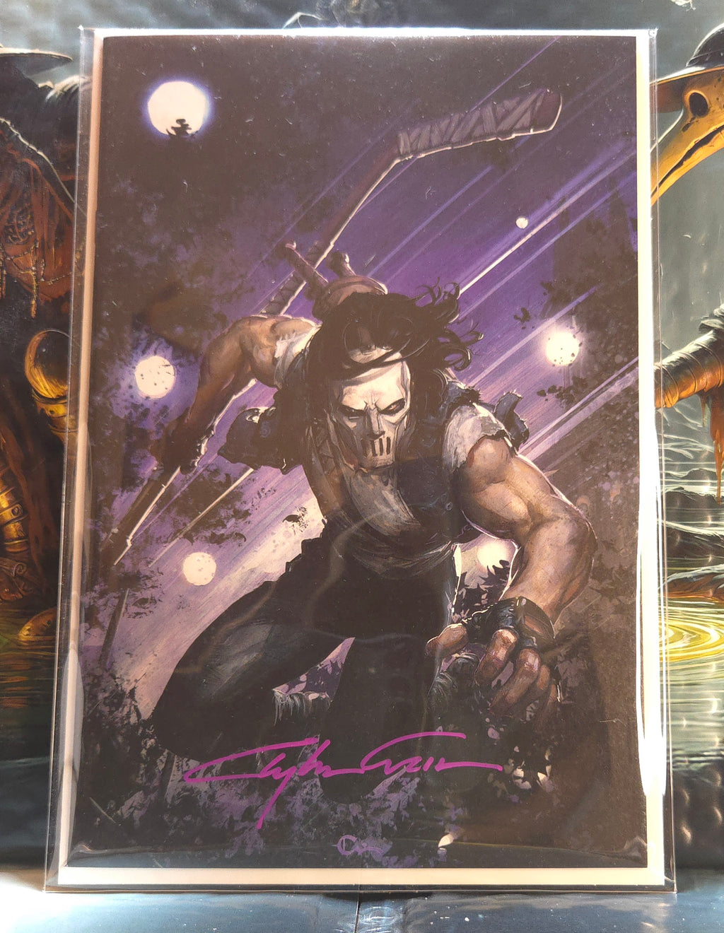 TMNT: Casey Jones #5 Trade Dress Ltd. 450 | All Art Variant Ltd. 300 Signed by Clayton Crain