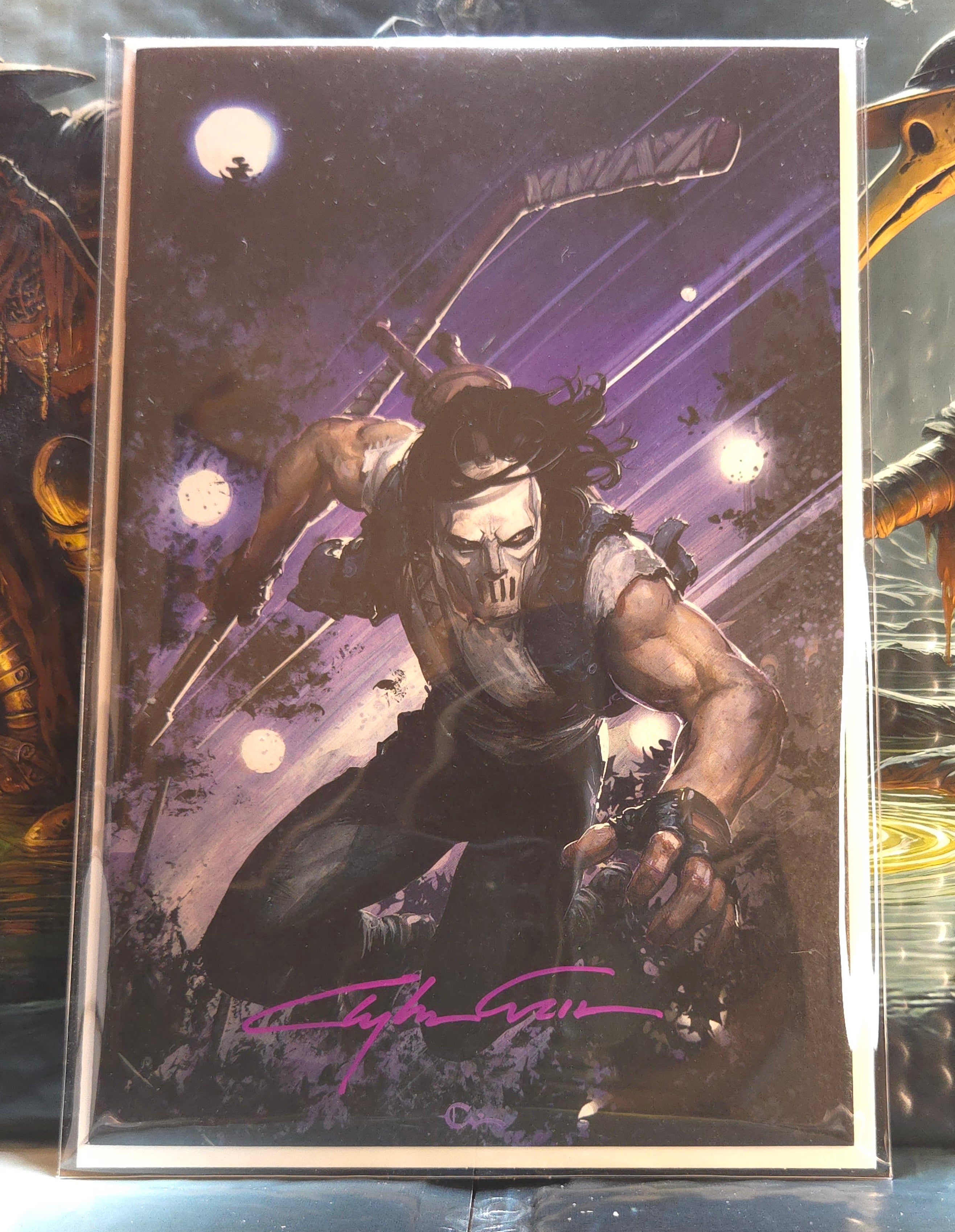TMNT: Casey Jones #5 Trade Dress Ltd. 450 | All Art Variant Ltd. 300 Signed by Clayton Crain