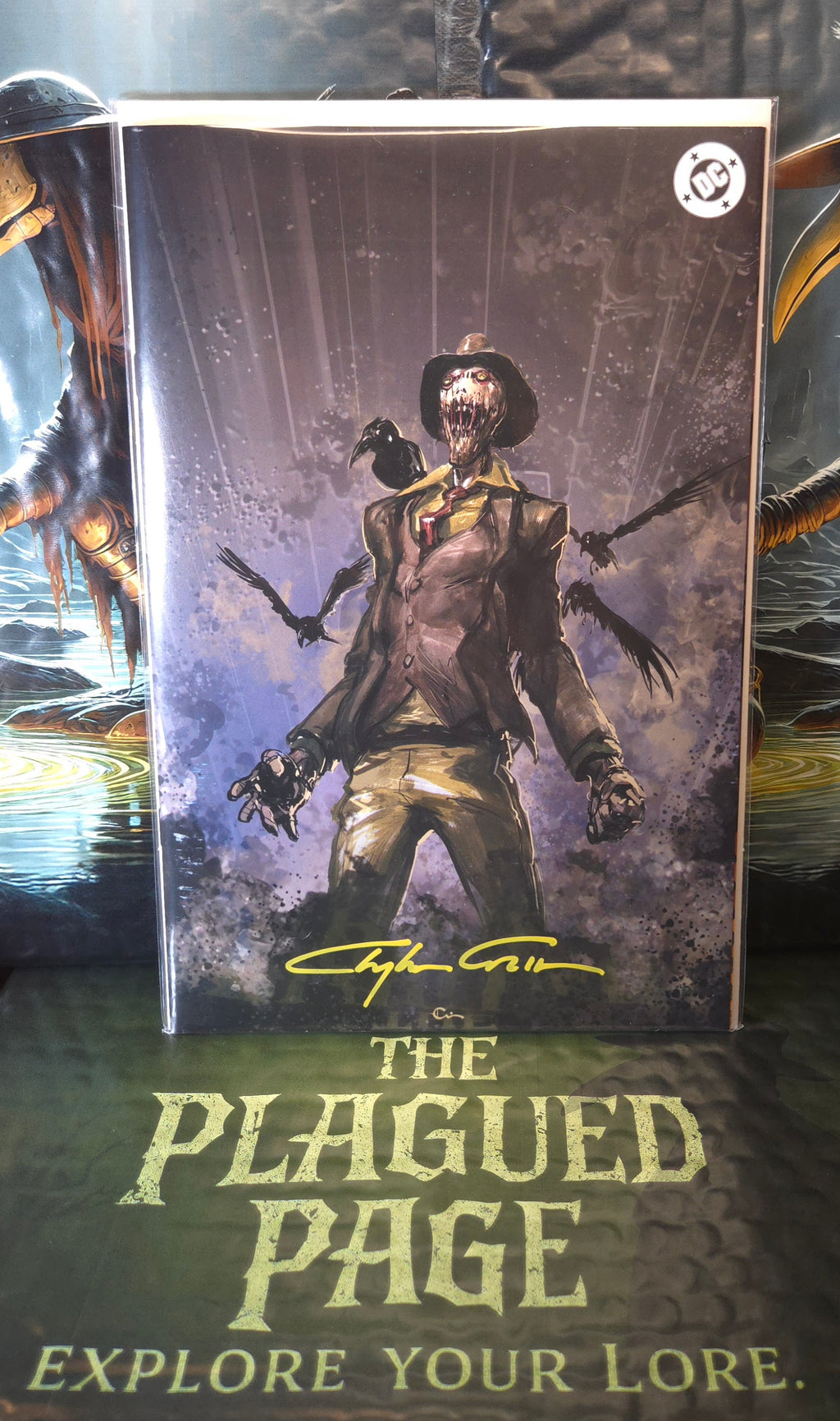 Absolute Batman #19 Clayton Crain Exclusive Scarecrow Virgin Variant Cover