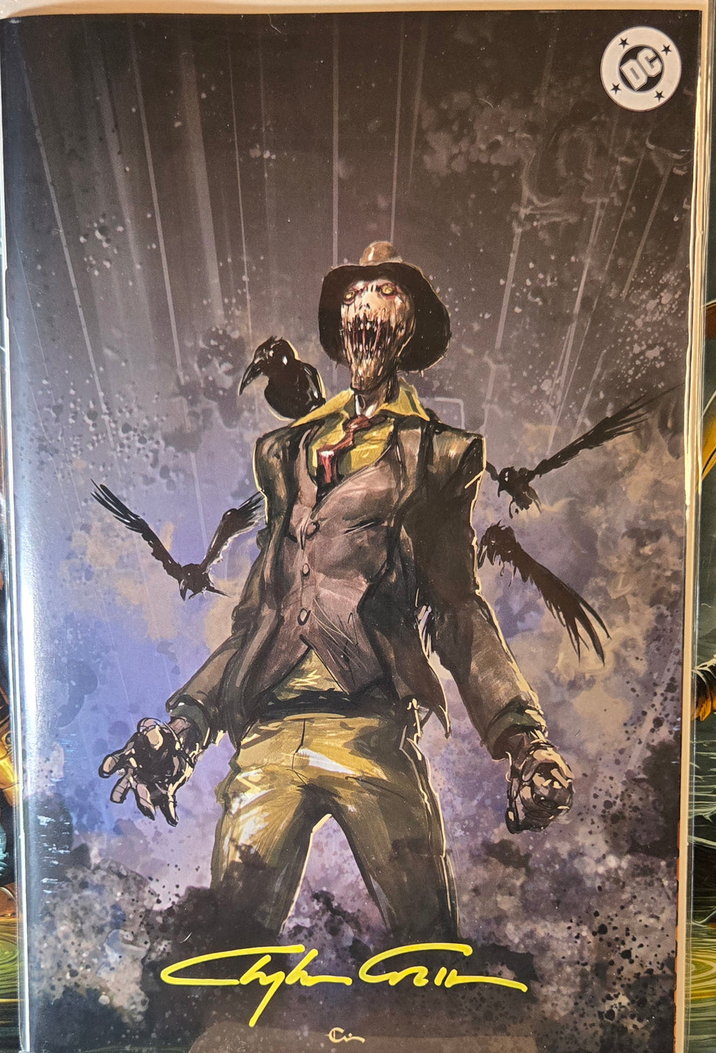 Absolute Batman #19 Clayton Crain Exclusive Scarecrow Virgin Variant Cover