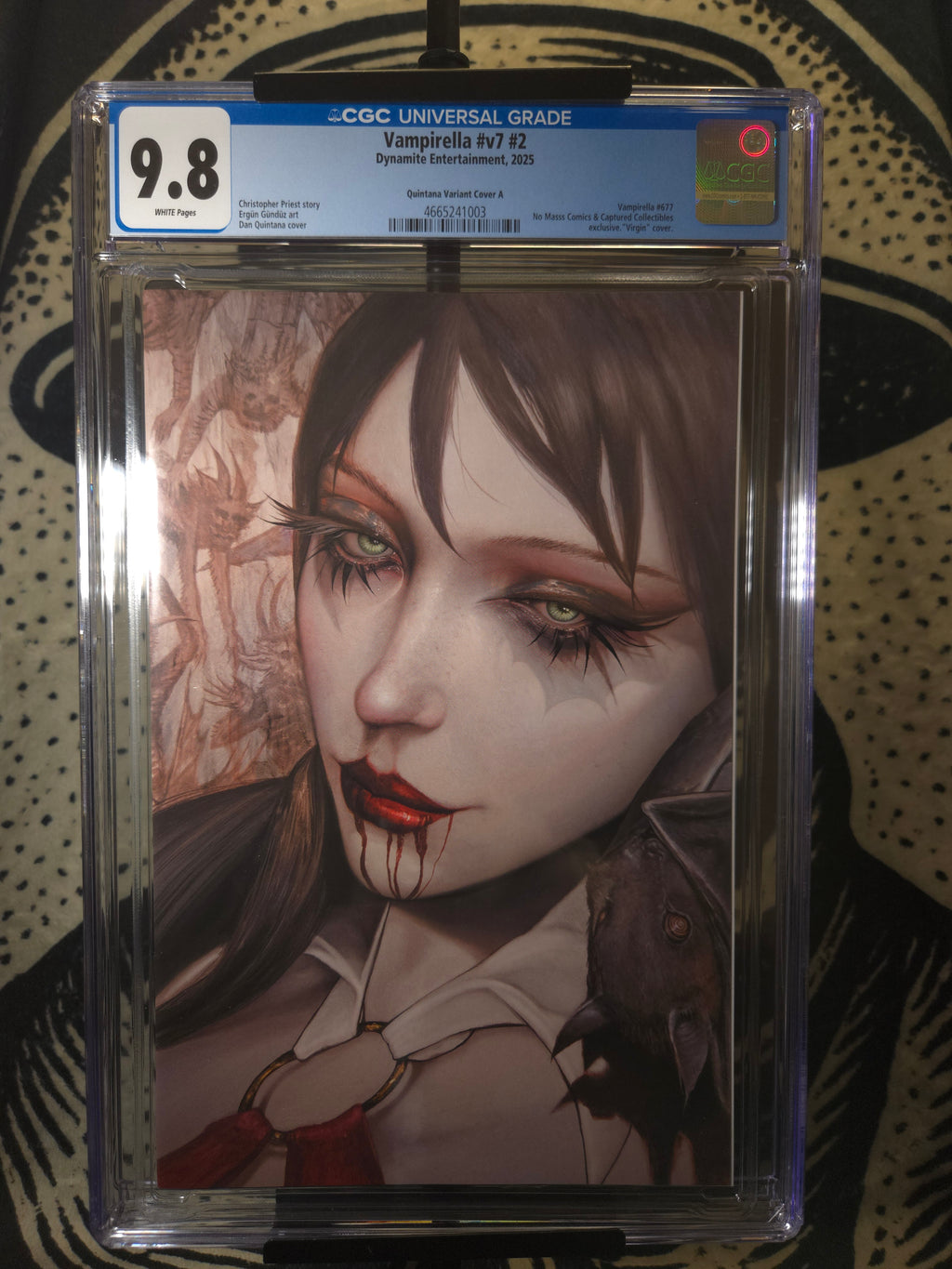 Vampirella Vol 7 #2 DAYLIGHT Virgin Cover by Dan Quintana Dallas Fan Expo Exclusive Ltd. 250