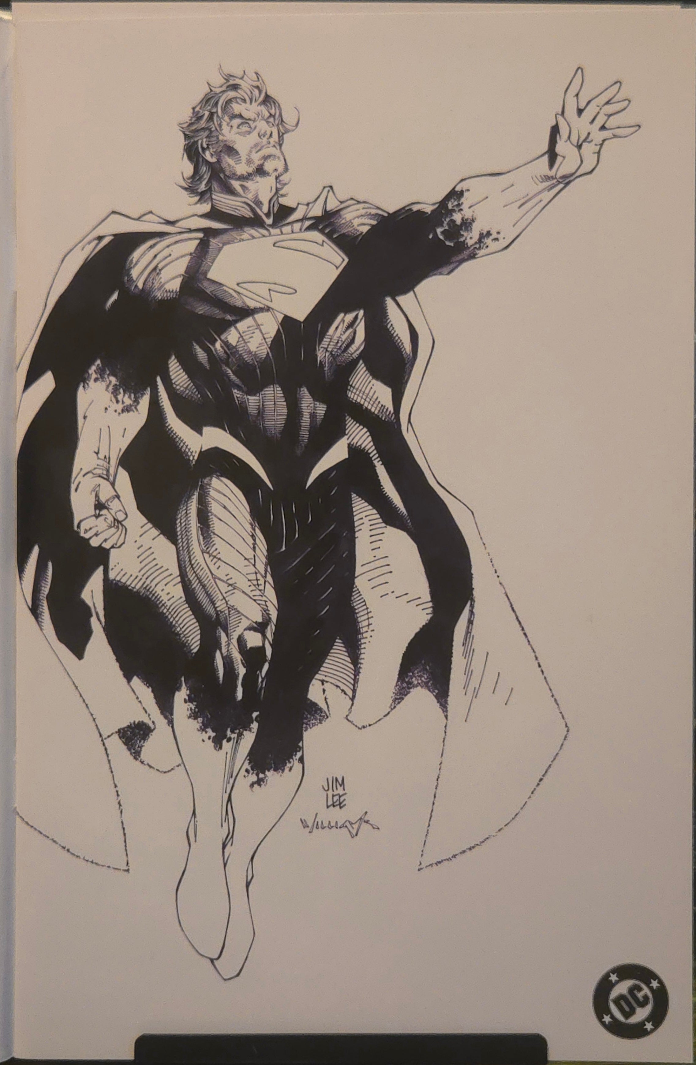 Absolute Superman #1 — NM — 1:100 Jim Lee Black & White Retailer Incentive Variant